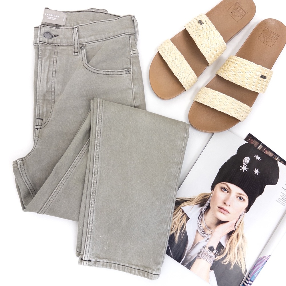 Everlane . Way-High Jean | Sage Grey